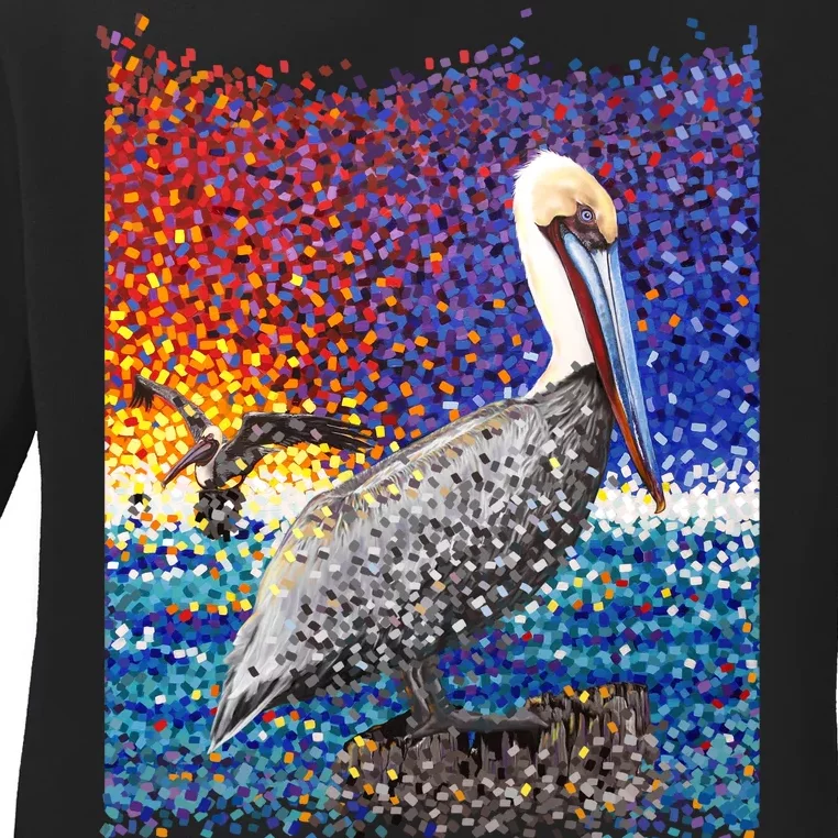 Pelican Pixels Ladies Long Sleeve Shirt