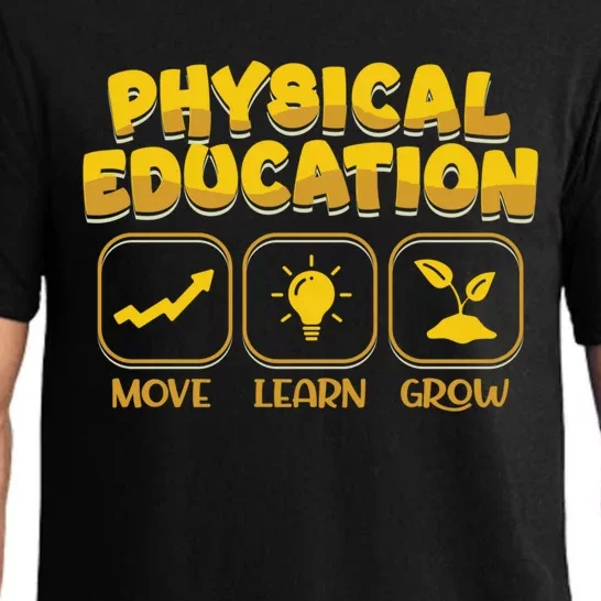 Physical Education Move Learn Grow Teacher Appreciation Gift Pajama Set