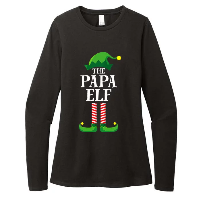 Papa Elf Matching Family Group Christmas Party Womens CVC Long Sleeve Shirt