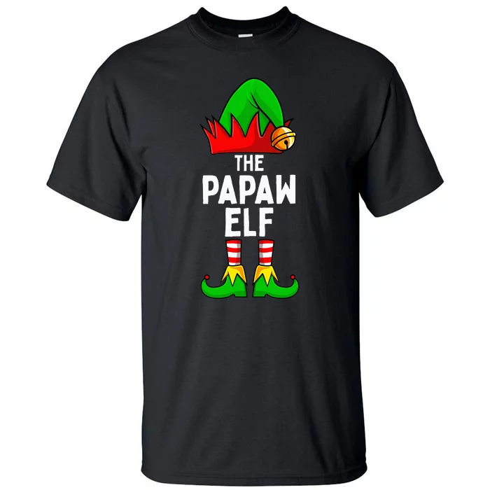 Papaw Elf Matching Family Christmas Tall T-Shirt