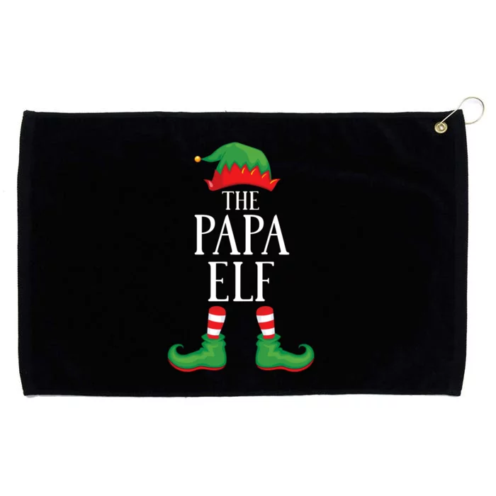 Papa Elf Matching Group Xmas Funny Family Christmas Grommeted Golf Towel