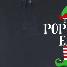 PopPop Elf Matching Family Group Christmas Party Pajama Softstyle Adult Sport Polo