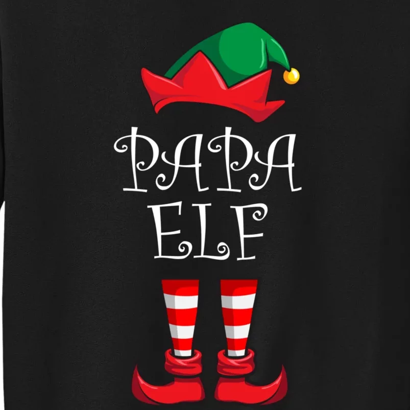 Papa Elf Matching Family Christmas Party Pajama Papa Elf Sweatshirt