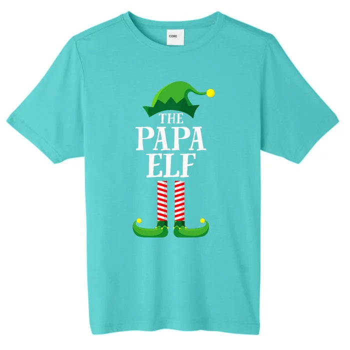 Papa Elf Matching Family Group Christmas Party Pyjamas ChromaSoft Performance T-Shirt