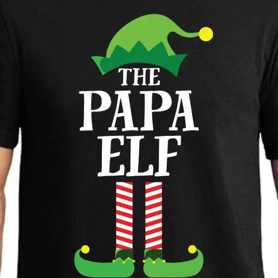 Papa Elf Matching Family Group Christmas Party Pajama Set