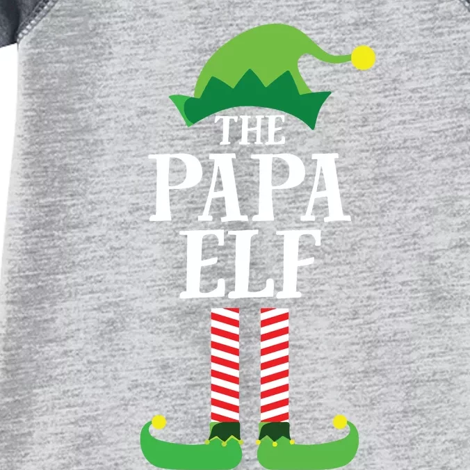 Papa Elf Matching Family Group Christmas Party Infant Baby Jersey Bodysuit