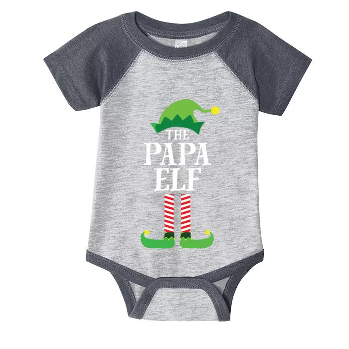 Papa Elf Matching Family Group Christmas Party Infant Baby Jersey Bodysuit