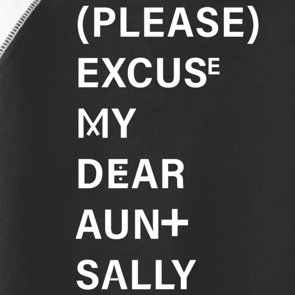 PEMDAS Please Excuse My Dear Aunt Sally Toddler Fine Jersey T-Shirt