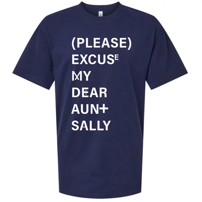 PEMDAS Please Excuse My Dear Aunt Sally Sueded Cloud Jersey T-Shirt