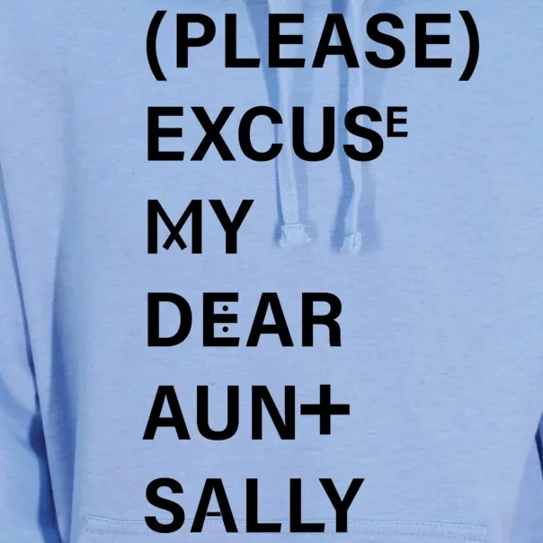 PEMDAS Please Excuse My Dear Aunt Sally Unisex Surf Hoodie