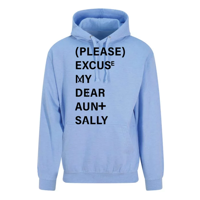 PEMDAS Please Excuse My Dear Aunt Sally Unisex Surf Hoodie