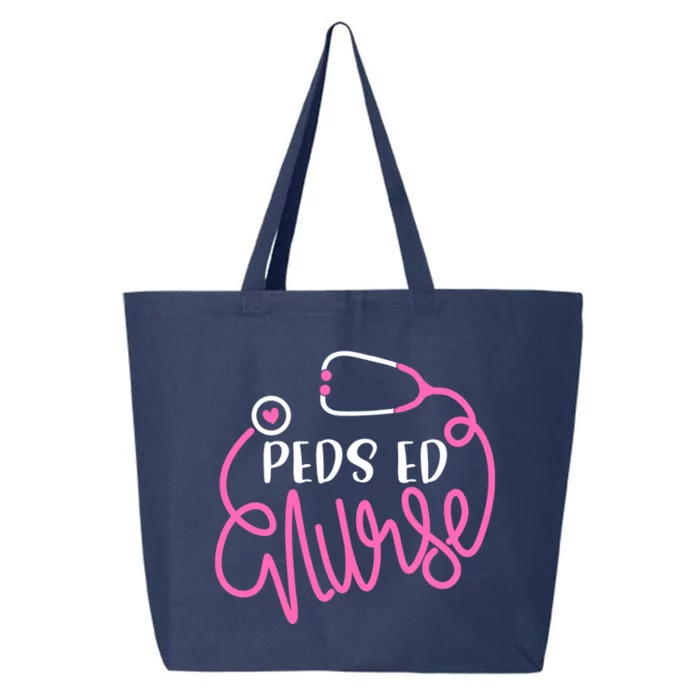 Peds Ed Nurse Rn Er Pediatric Emergency Nursing Departt Gift 25L Jumbo Tote