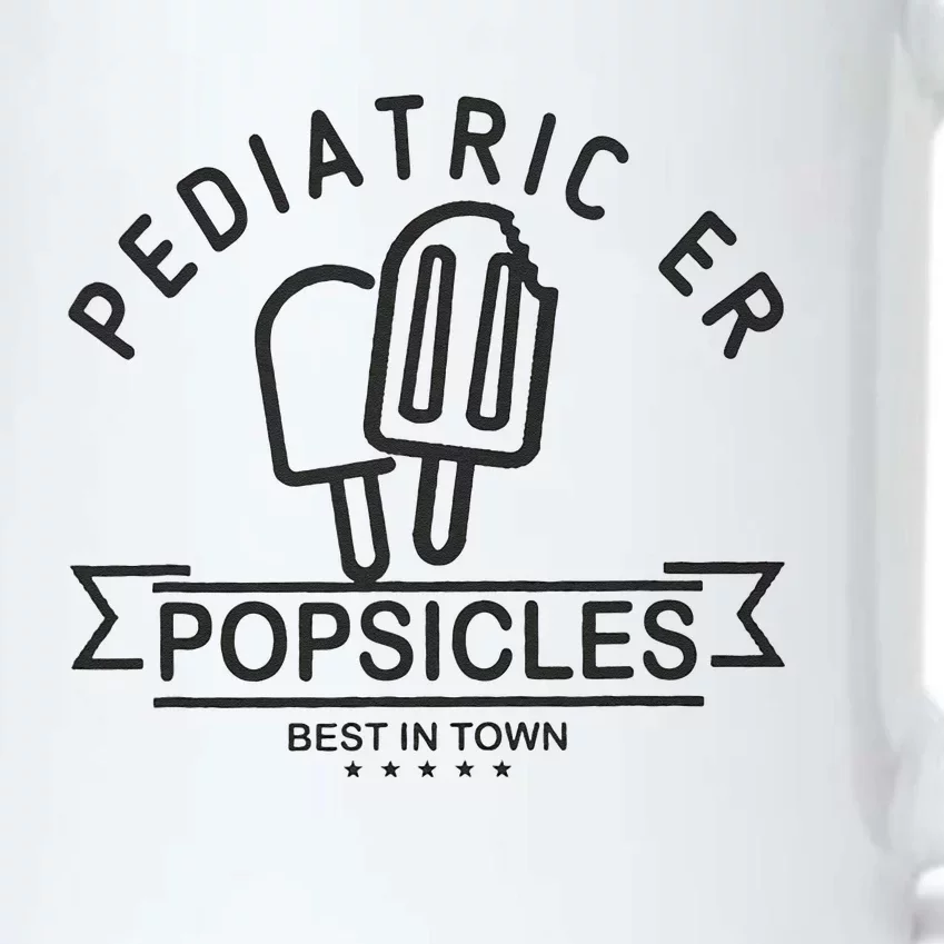 Pediatric Emergency Nurse Popsicle Funny ER ED Nurse Peds Rn Black Color Changing Mug