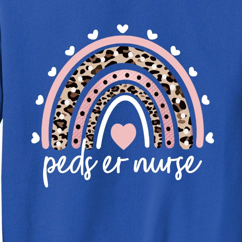 Peds Er Nurse Rainbow Pediatric Emergency Nursing Cute Gift Sweatshirt