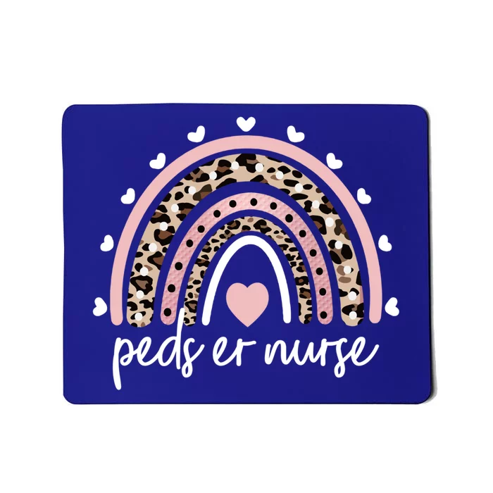 Peds Er Nurse Rainbow Pediatric Emergency Nursing Cute Gift Mousepad