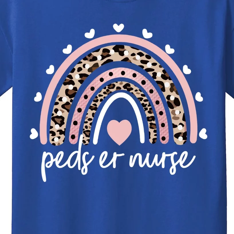 Peds Er Nurse Rainbow Pediatric Emergency Nursing Cute Gift Kids T-Shirt