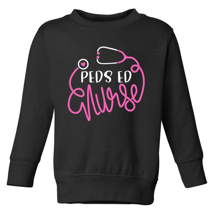 Peds ED Nurse RN ER Pediatric Emergency Nursing Department Toddler Sweatshirt