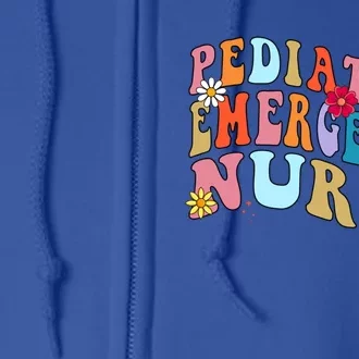 Pediatric Emergency Nurse Peds Emergency Nurse Graduation Gift Full Zip Hoodie