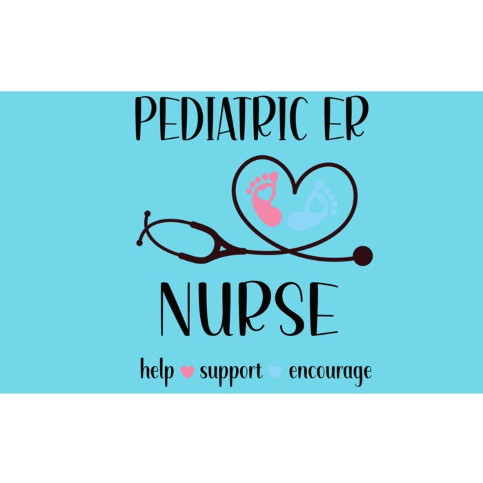 Pediatric Er Nurse Appreciation Pediatric Emergency Nurse Meaningful Gift Bumper Sticker