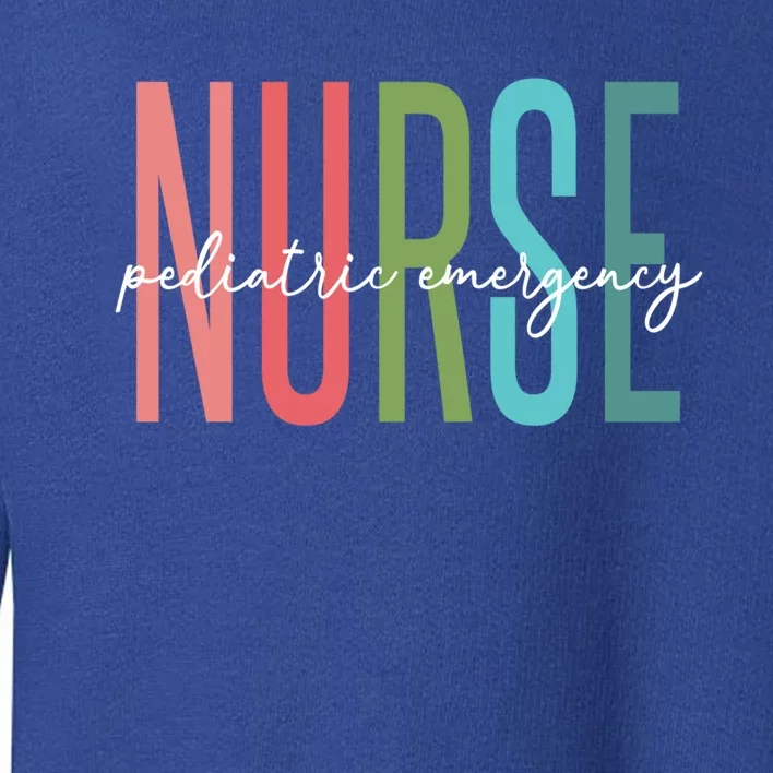 Pediatric Er Nurse Emergency Room Rn Nursing Appreciation Funny Gift Toddler Sweatshirt