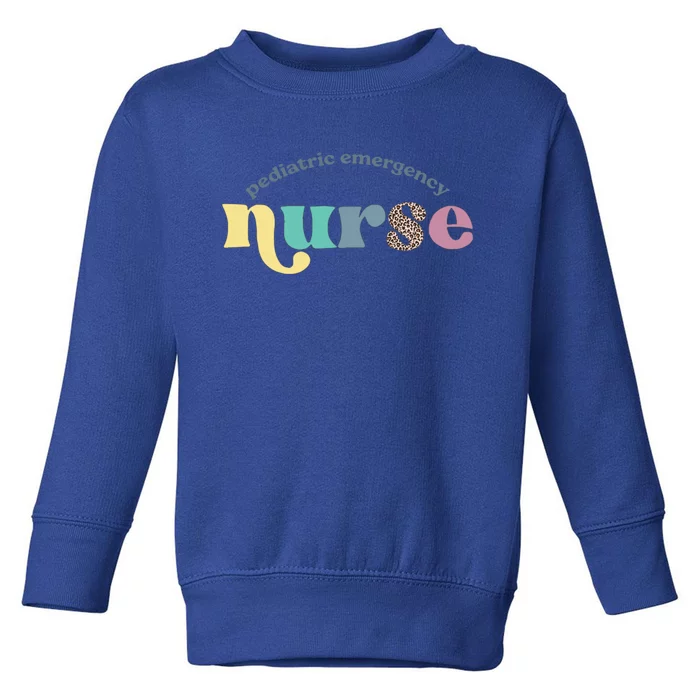 Pediatric Er Nurse Emergency Room Rn Nursing Appreciation Cool Gift Toddler Sweatshirt