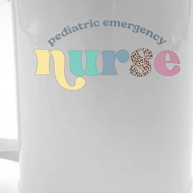 Pediatric Er Nurse Emergency Room Rn Nursing Appreciation Cool Gift Front & Back Beer Stein