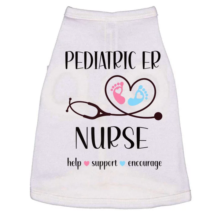 Pediatric Er Nurse Appreciation Pediatric Emergency Nurse Gift Doggie Tank