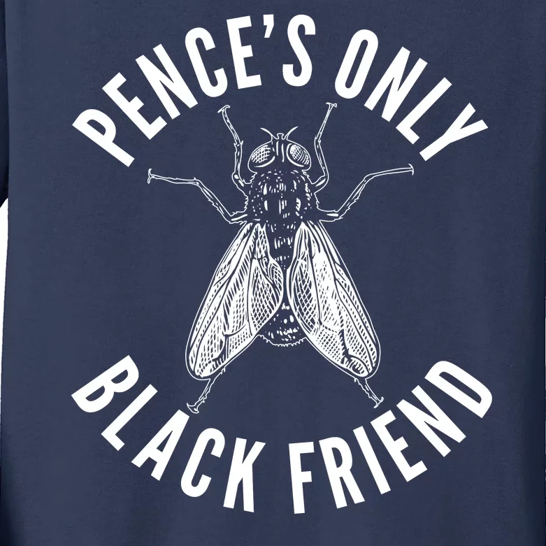 Pence's Only Black Friend Mike Pence Debate Fly Kids Long Sleeve Shirt