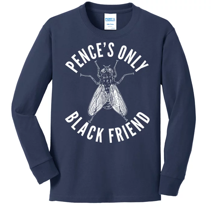 Pence's Only Black Friend Mike Pence Debate Fly Kids Long Sleeve Shirt