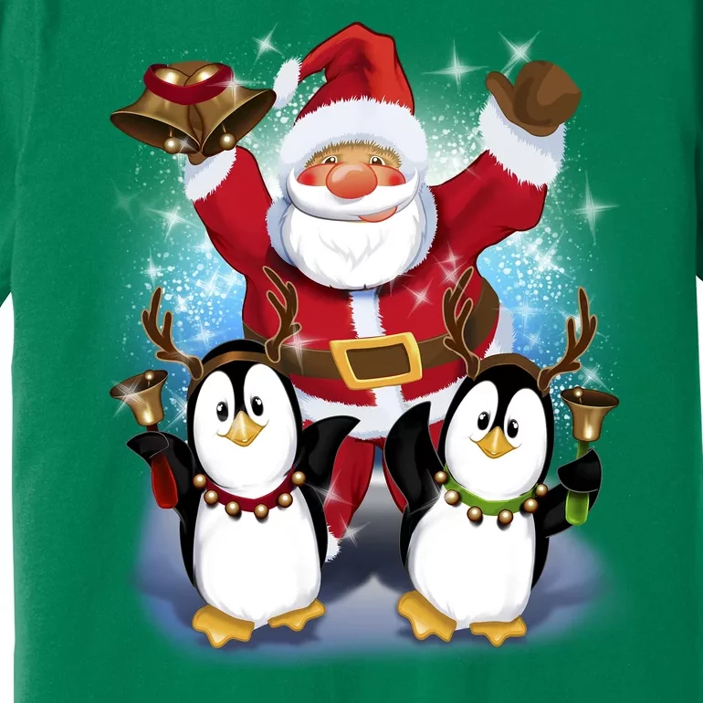 Penguin Dance With Santa Premium T-Shirt