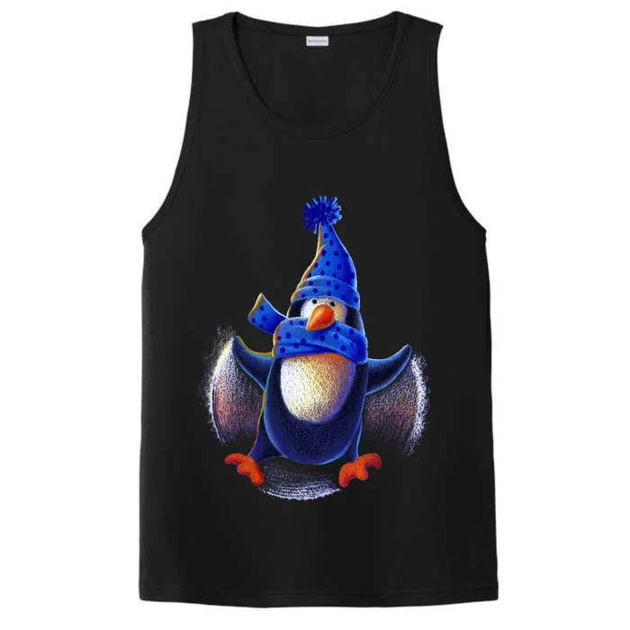 Penguin Snow Angel Performance Tank