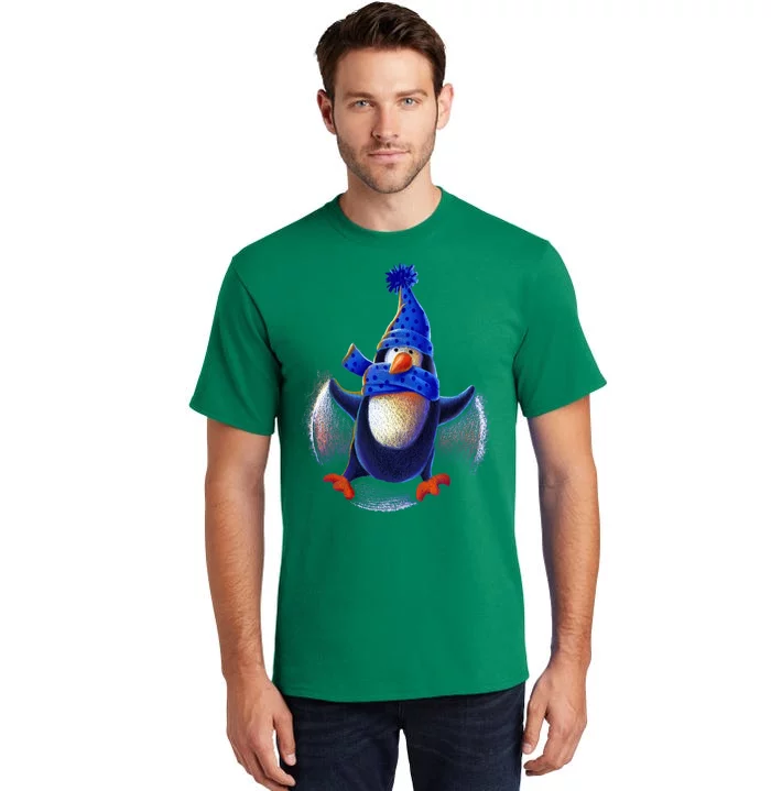 Penguin Snow Angel Tall T-Shirt