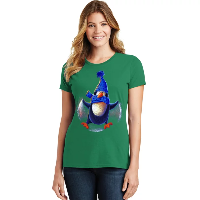 Penguin Snow Angel Women's T-Shirt