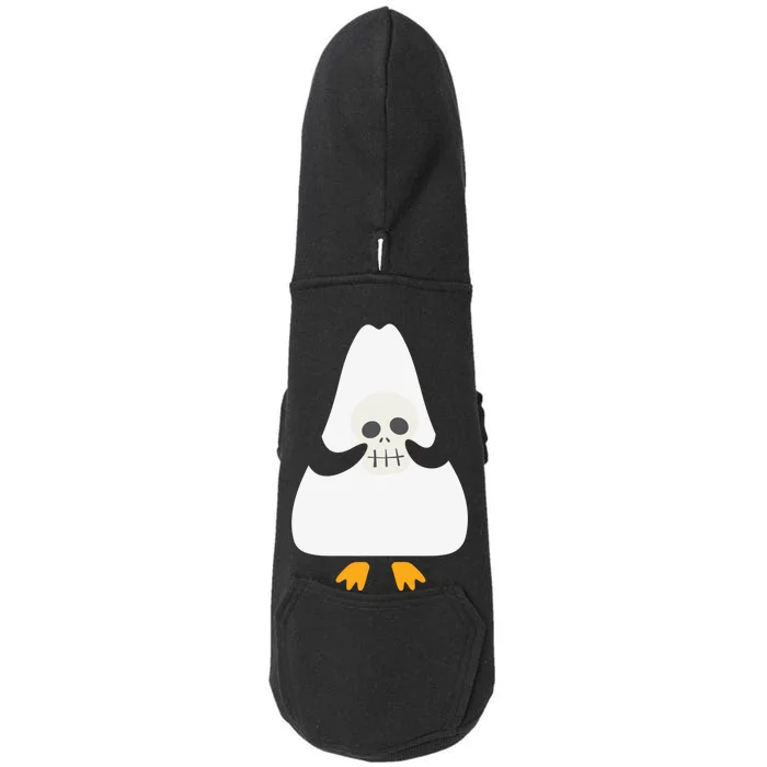 Penguin Tuxedo Costume Doggie 3-End Fleece Hoodie