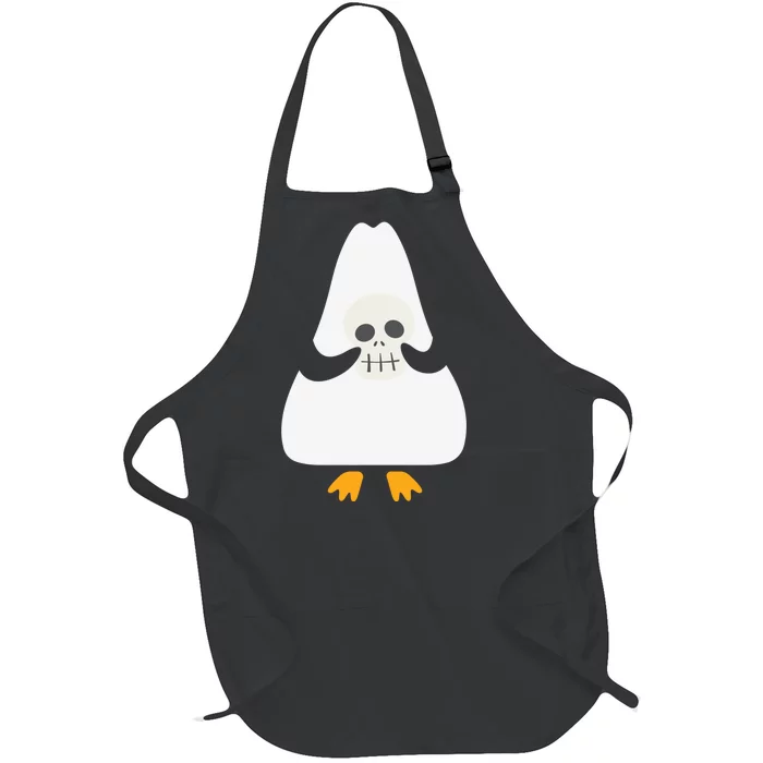 Penguin Tuxedo Costume Full-Length Apron With Pocket