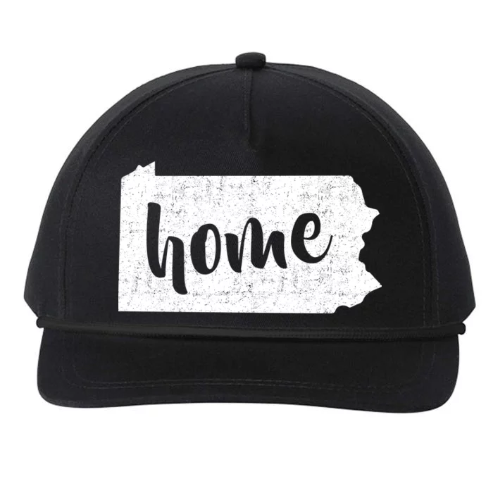 Pennsylvania Home State Snapback Five-Panel Rope Hat