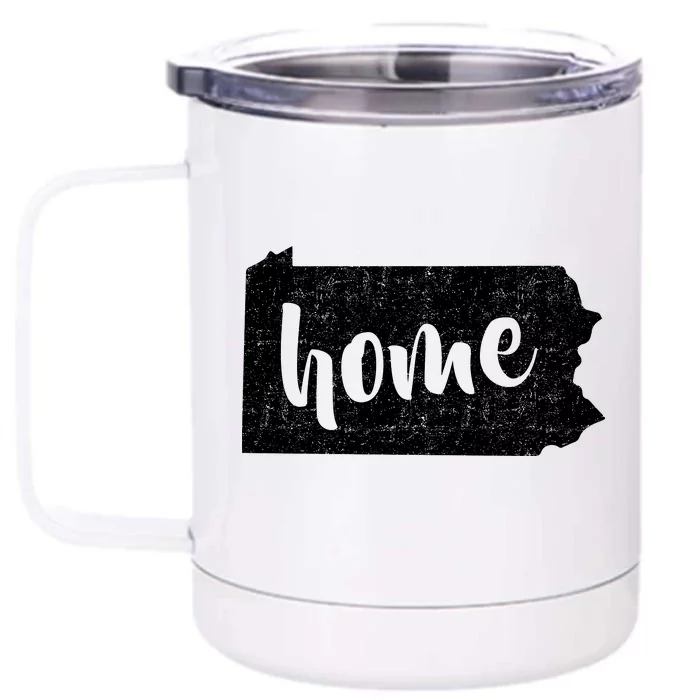 Pennsylvania Home State Front & Back 12oz Stainless Steel Tumbler Cup