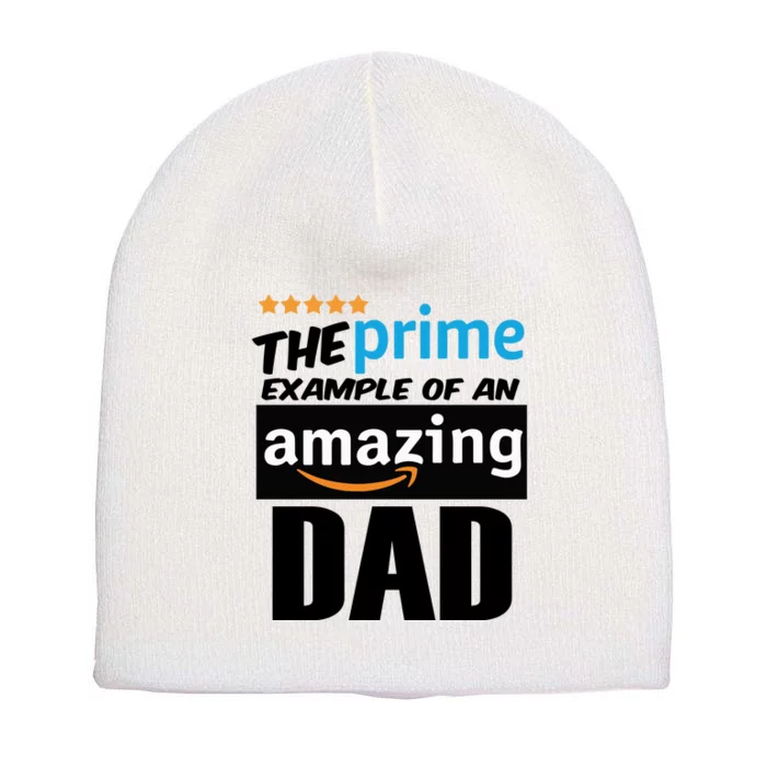 Prime Example Of An Amazing Dad Cool Fathers Day Gift Short Acrylic Beanie