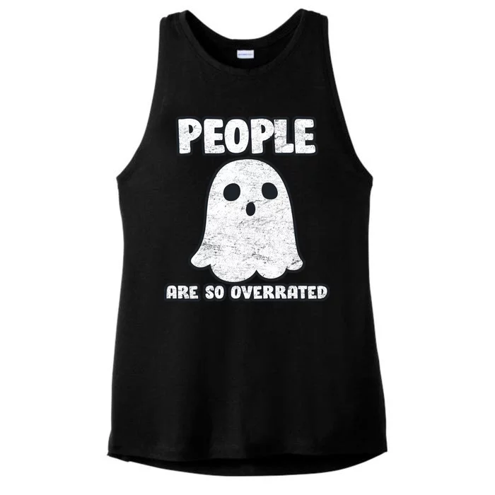 People Are So Overrated Ladies Tri-Blend Wicking Tank