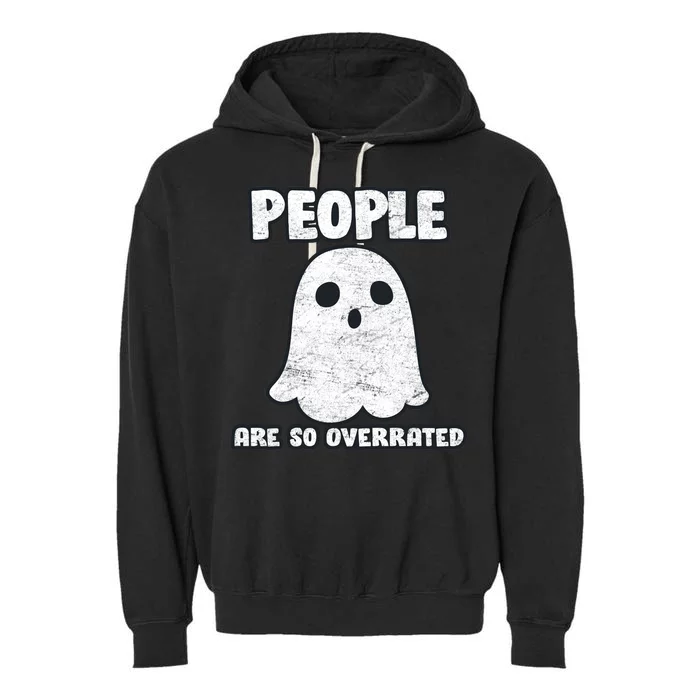 People Are So Overrated Garment-Dyed Fleece Hoodie