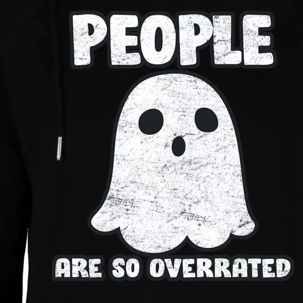 People Are So Overrated Womens Funnel Neck Pullover Hood