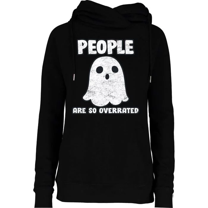 People Are So Overrated Womens Funnel Neck Pullover Hood