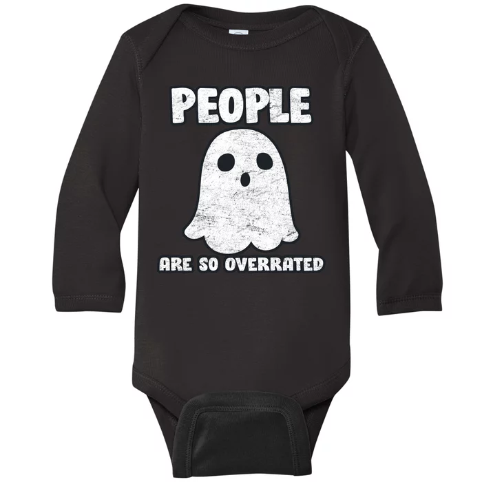 People Are So Overrated Baby Long Sleeve Bodysuit