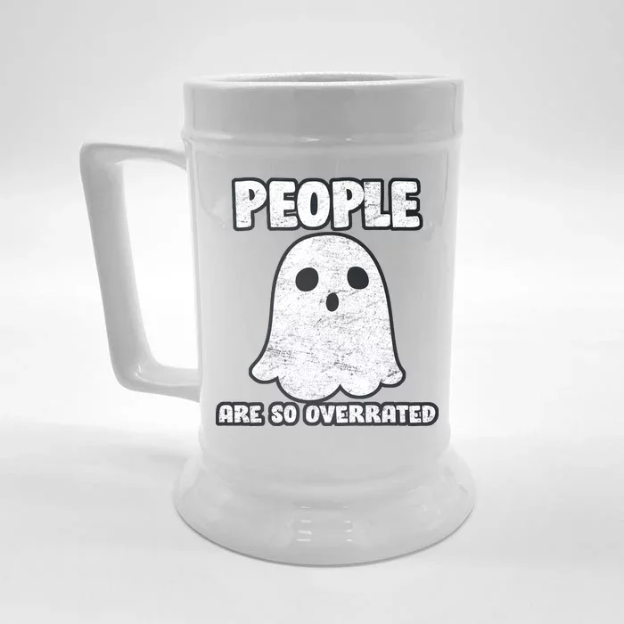 People Are So Overrated Front & Back Beer Stein