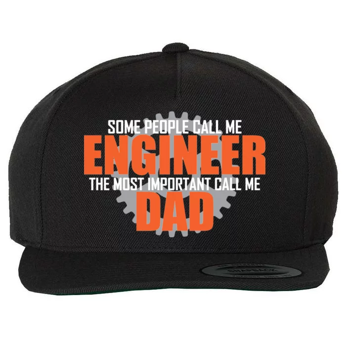 People Call Me Engineer Dad Wool Snapback Cap