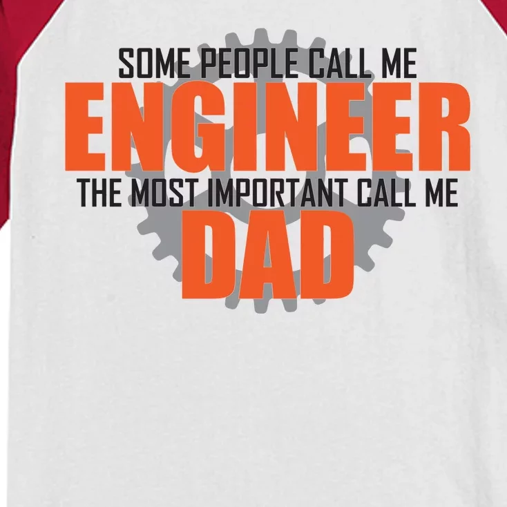 People Call Me Engineer Dad Kids Colorblock Raglan Jersey