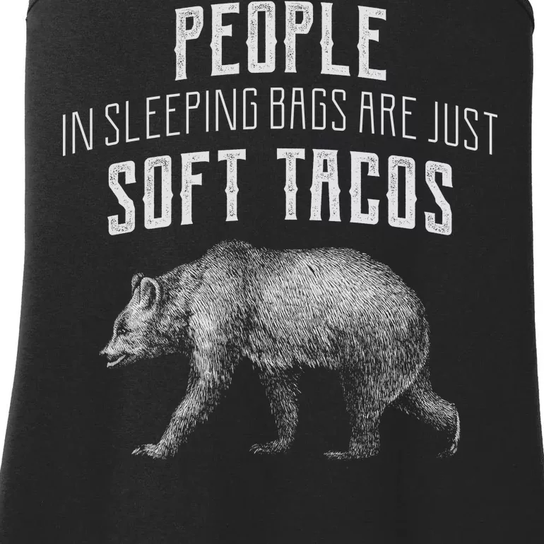 People Sleeping Are Just Soft Tacos Ladies Essential Tank