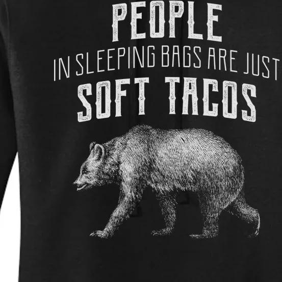 People Sleeping Are Just Soft Tacos Women's Pullover Hoodie