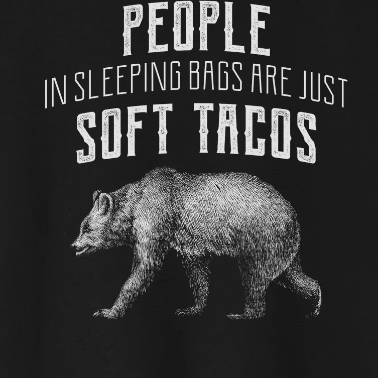 People Sleeping Are Just Soft Tacos Women's Crop Top Tee