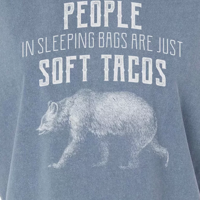 People Sleeping Are Just Soft Tacos Garment-Dyed Women's Muscle Tee